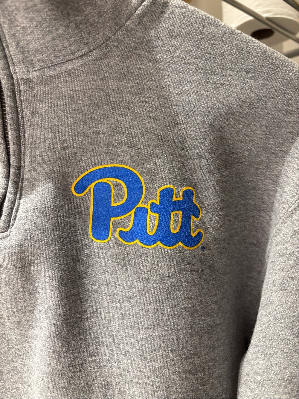 Pitt University of Pittsburgh Quarter zip - Picture 2 of 4